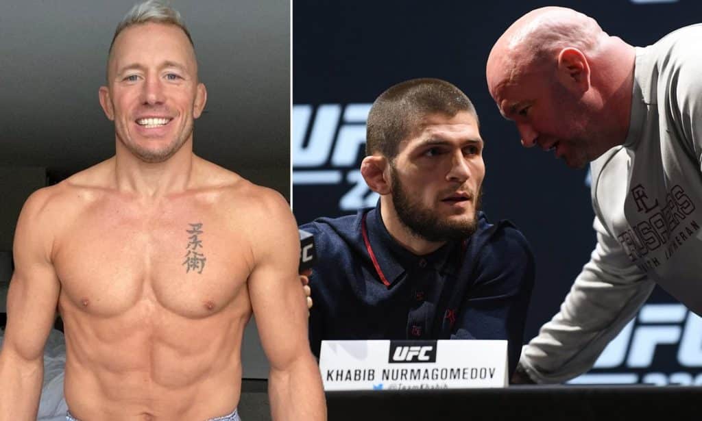 Georges St-Pierre Khabib Nurmagomedov