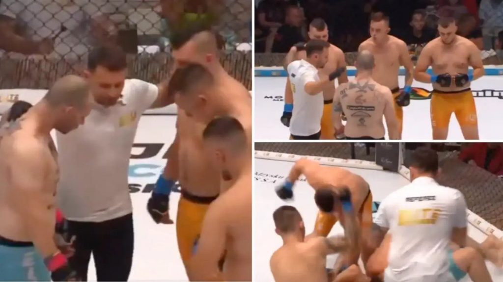 3 vs 1? MMA ako ho nepoznáte. Koľko kôl sa dá čeliť trom bojovníkom?