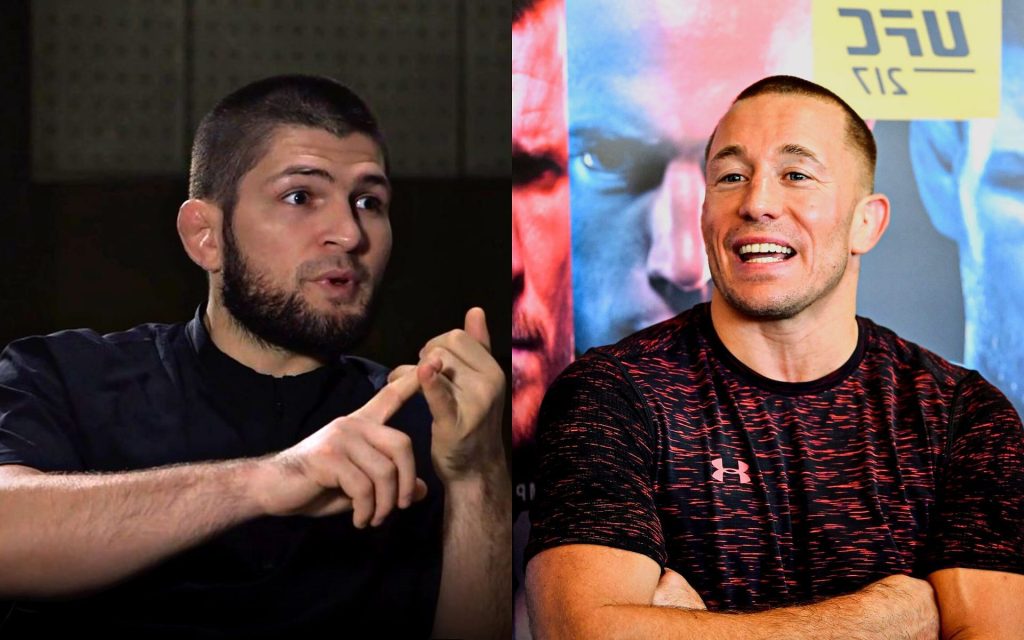 Khabib Nurmagomedov Georges St-Pierre