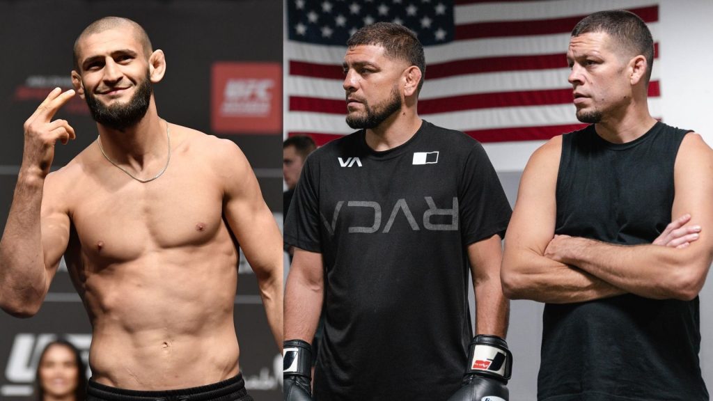 Khamzat Chimaev Nate Diaz