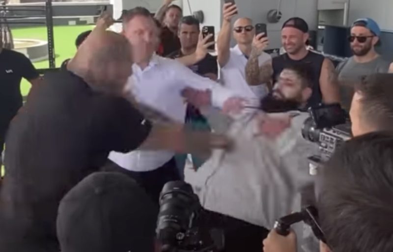 Na staredowne Martyn Ford vs Iránsky Hulk sa lietalo! + VIDEO