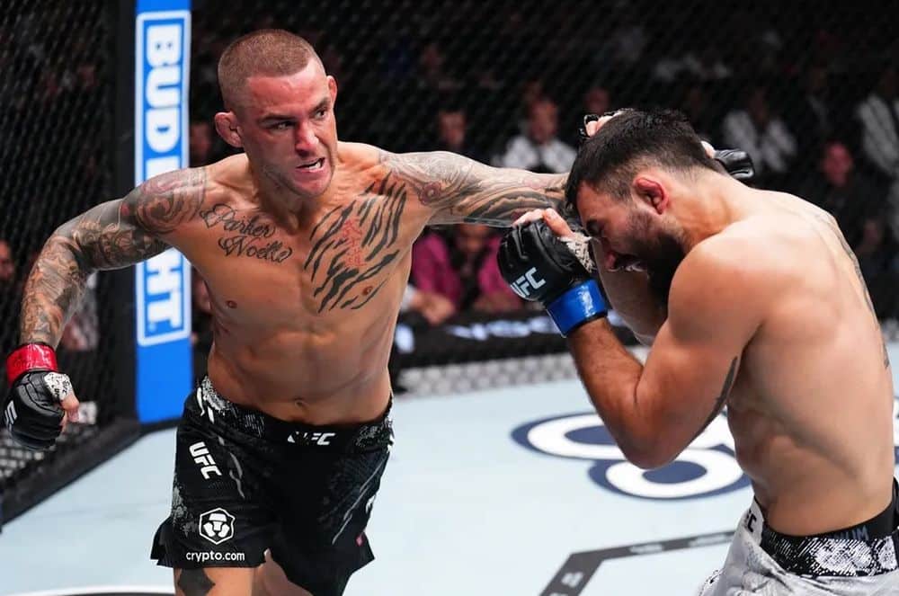 UFC bojovníci reagujú na KO v skvelom zápase Dustin Poirier vs Benoit Saint Denis