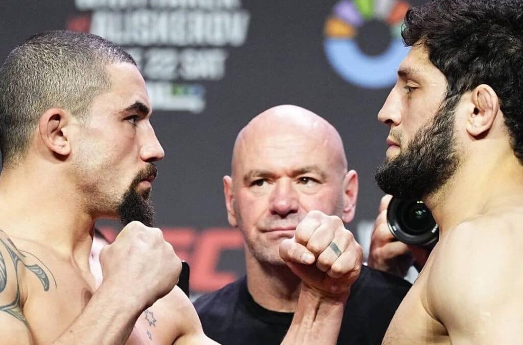 LIVE Výsledky UFC Rijád: Robert Whittaker vs Ikram Aliskerov + HIGHLIGHTY