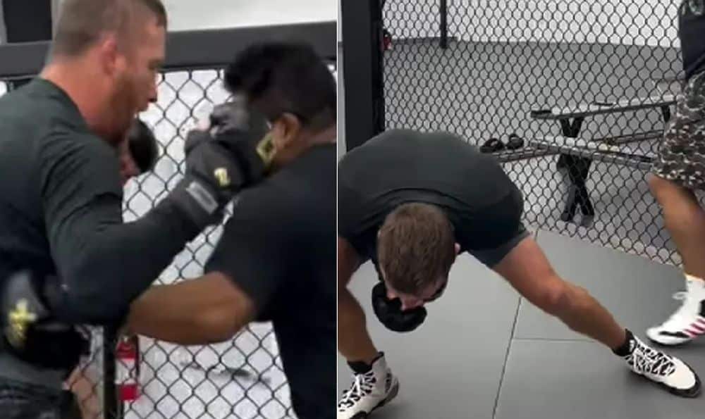 Justin Gaethje sa po tomto údere zvíjal v bolestiach